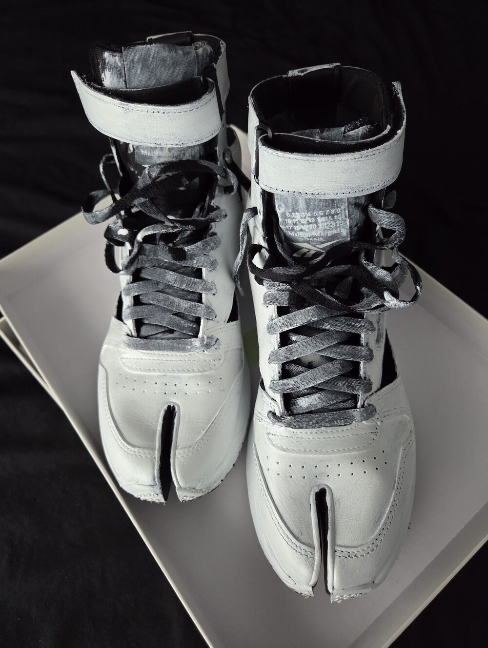 Like NEW with Box Margiela x Reebok Gladiator Sneakers Leather MENS 8.5